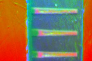 Processed cross-section of "Light Control Film"